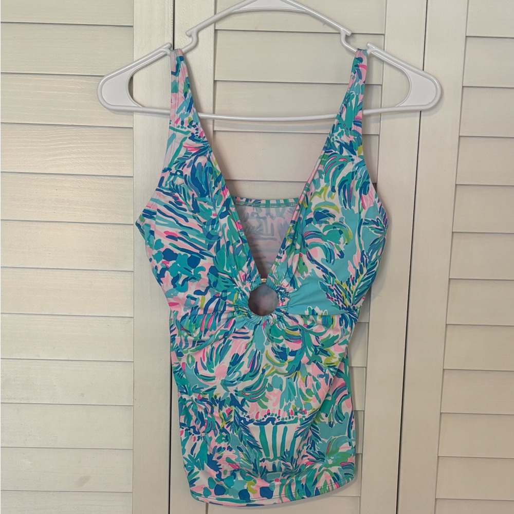 Lilly Pulitzer Tankini Swim Top size 4